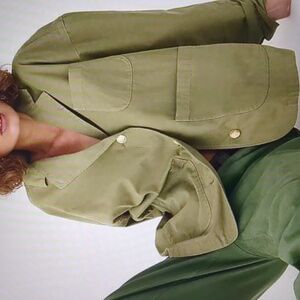 J. Crew NWT Olive Drab Chino Blazer Size Small